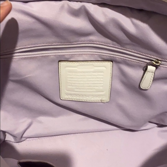 Authentic white coach purse - Picture 4 of 4